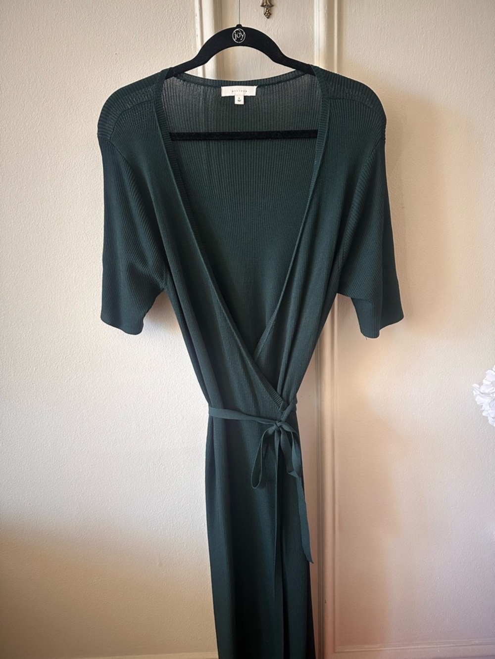 Wrap Midi Dress in Green